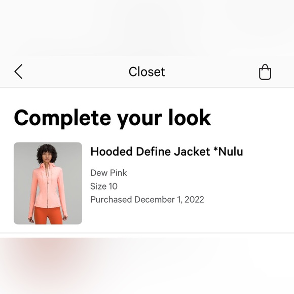 Lululemon define hooded jacket - Nulu fabric. - Picture 6 of 7
